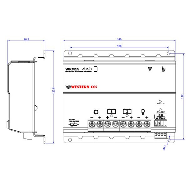 Western WRM 15- Dual Battery